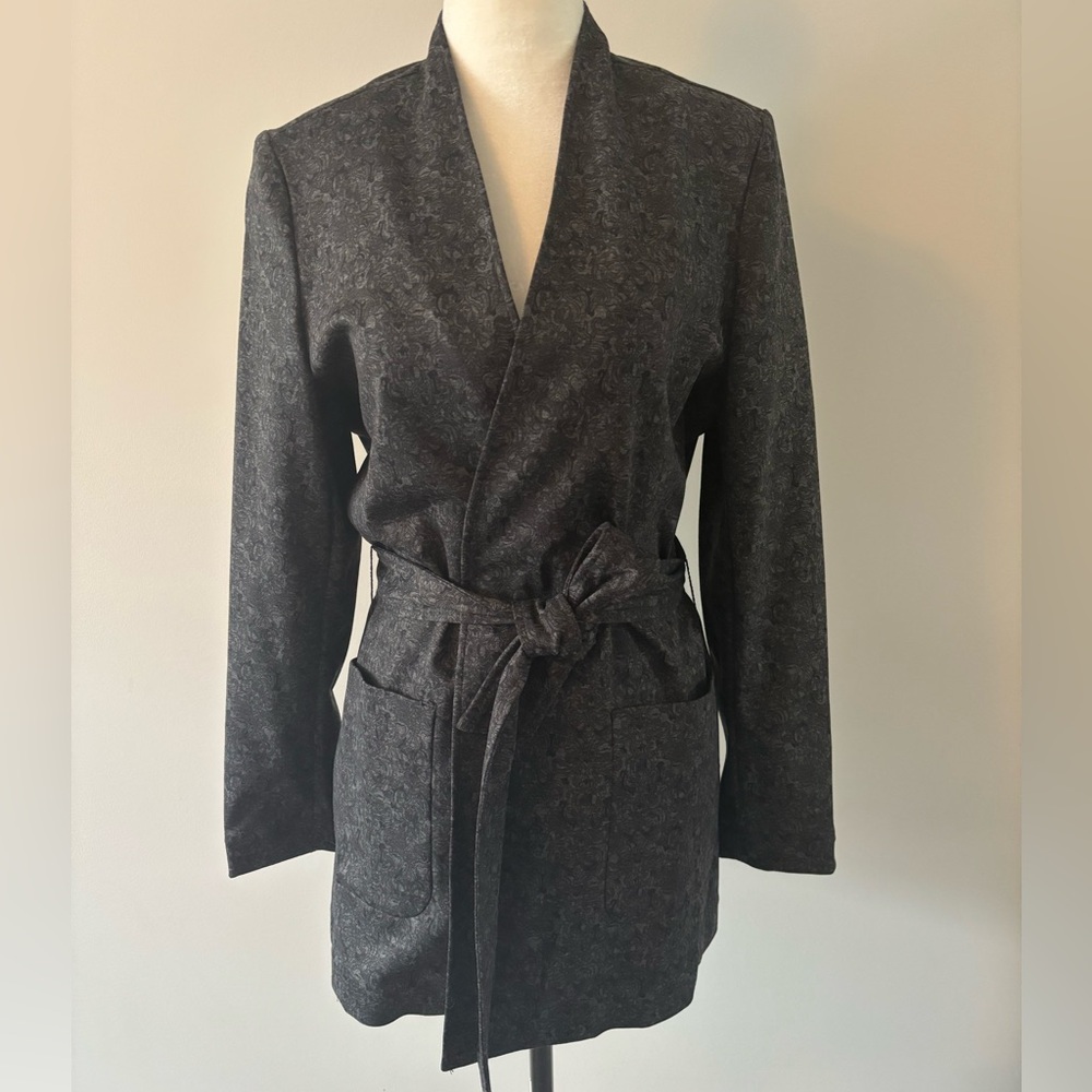 G by Gustavo Arango Black Patterned Blazer